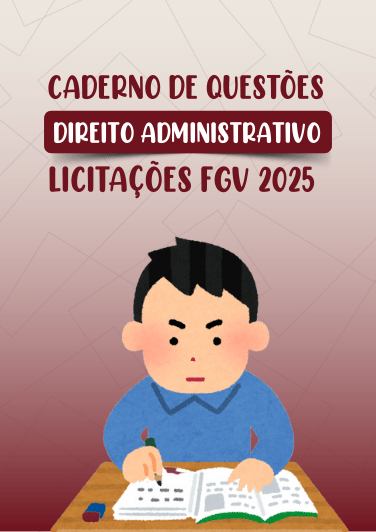 Capa de Caderno de Questões — Licitações FGV 2025