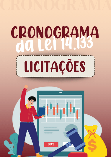 Capa de Cronograma da Lei nº 14.133/2021